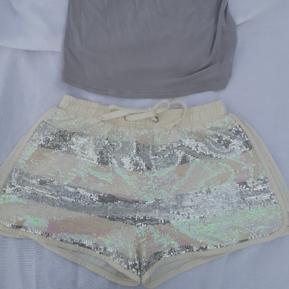 Gb sequined shorts